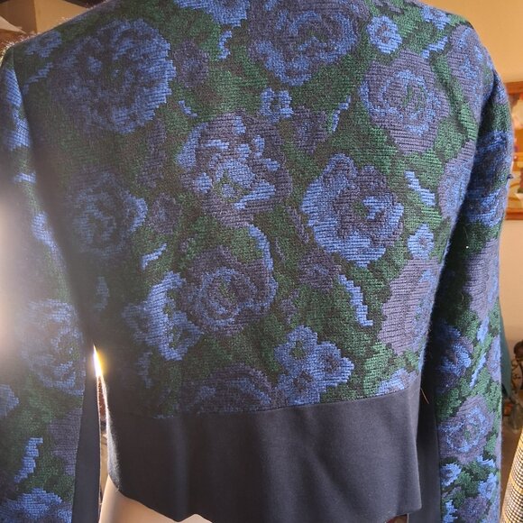 Pink Tartan Cropped Jacket M - Picture 3 of 3